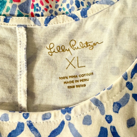 Lilly Pulitzer Luella Dress Multi Sea La Vie Sleeveless Shift Women’s - XL - Picture 6 of 10